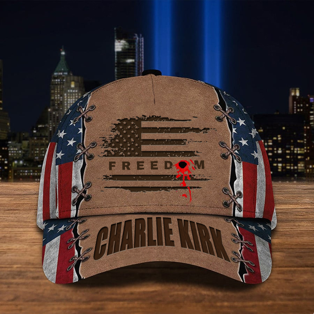 Charlie Kirk Freedom Cap Freedom Bloody RIP Charlie Kirk 47 Best Tribute Hat Merch