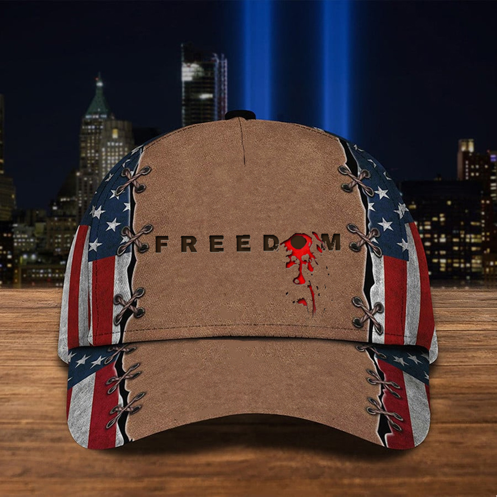 Charlie Kirk Freedom Cap Freedom Bloody U.S Flag RIP CK Best Charlie Kirk Cap 47