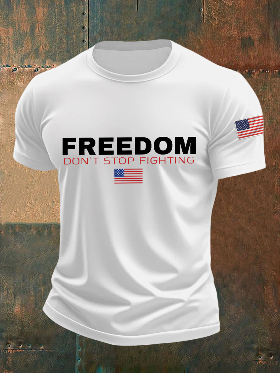 Charlie Kirk Freedom Don't Stop Fighting T-Shirt This Is The Turning Point Gifts