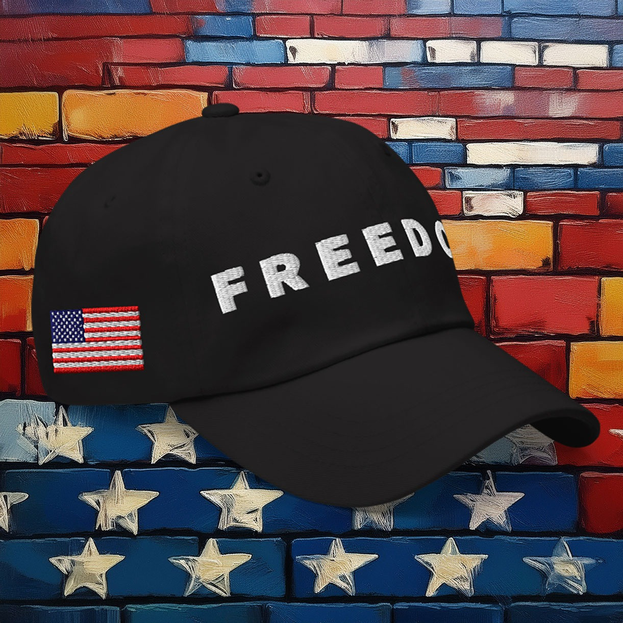 Charlie Kirk Freedom Embroidered Hat