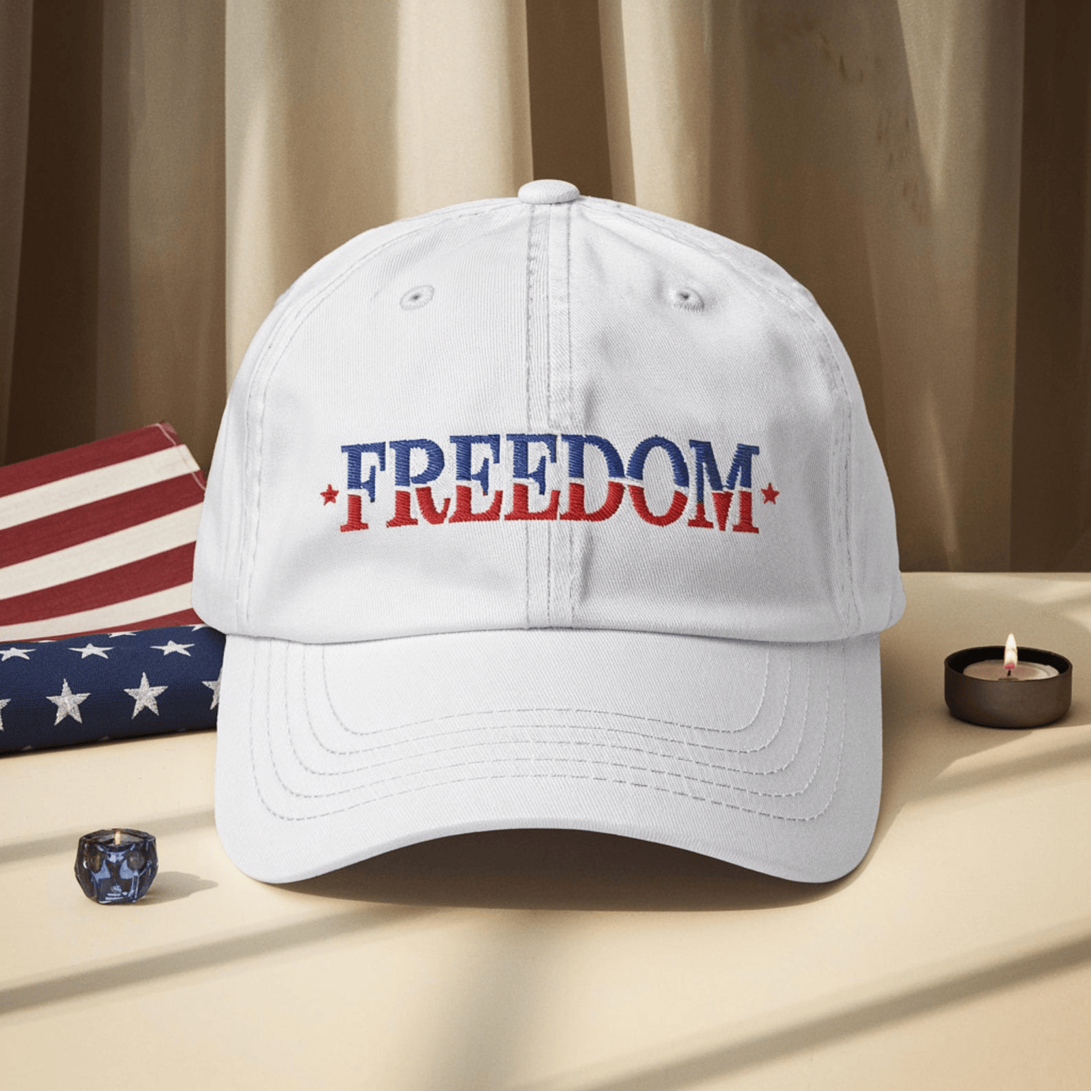 Charlie Kirk Freedom Embroidered Hat Justice for Charlie Kirk Cap