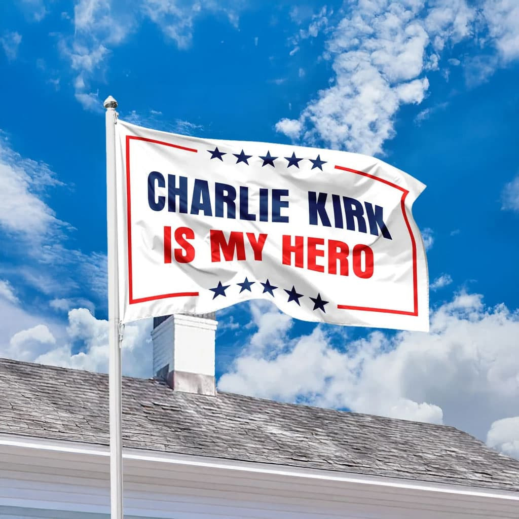 Charlie Kirk Freedom Flag Charlie Is My Hero Justice For Charlie Best Outdoor Decor Gifts