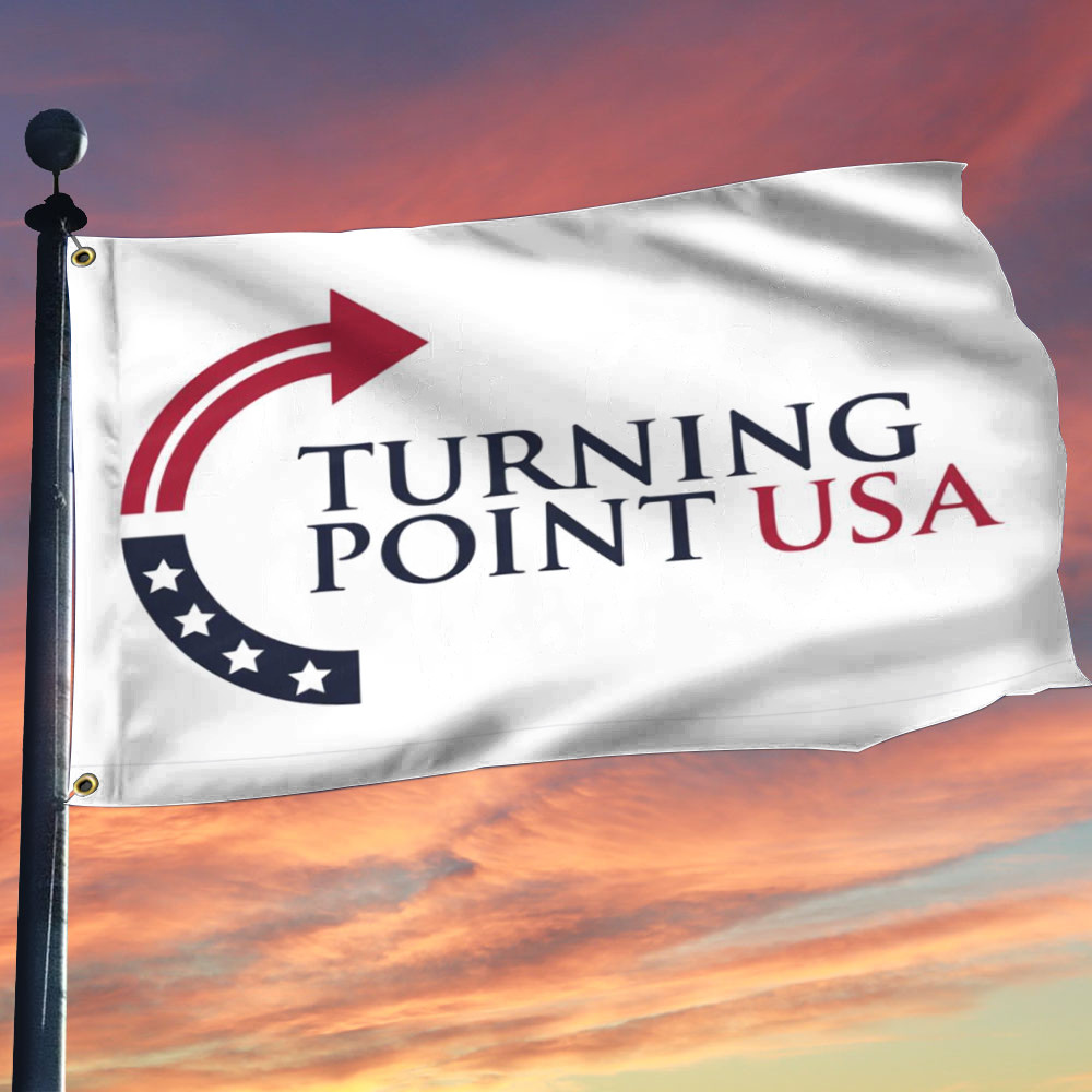 Charlie Kirk Freedom Flag Turning Point USA Cool Charlie Kirk Merch For Outdoor Decor