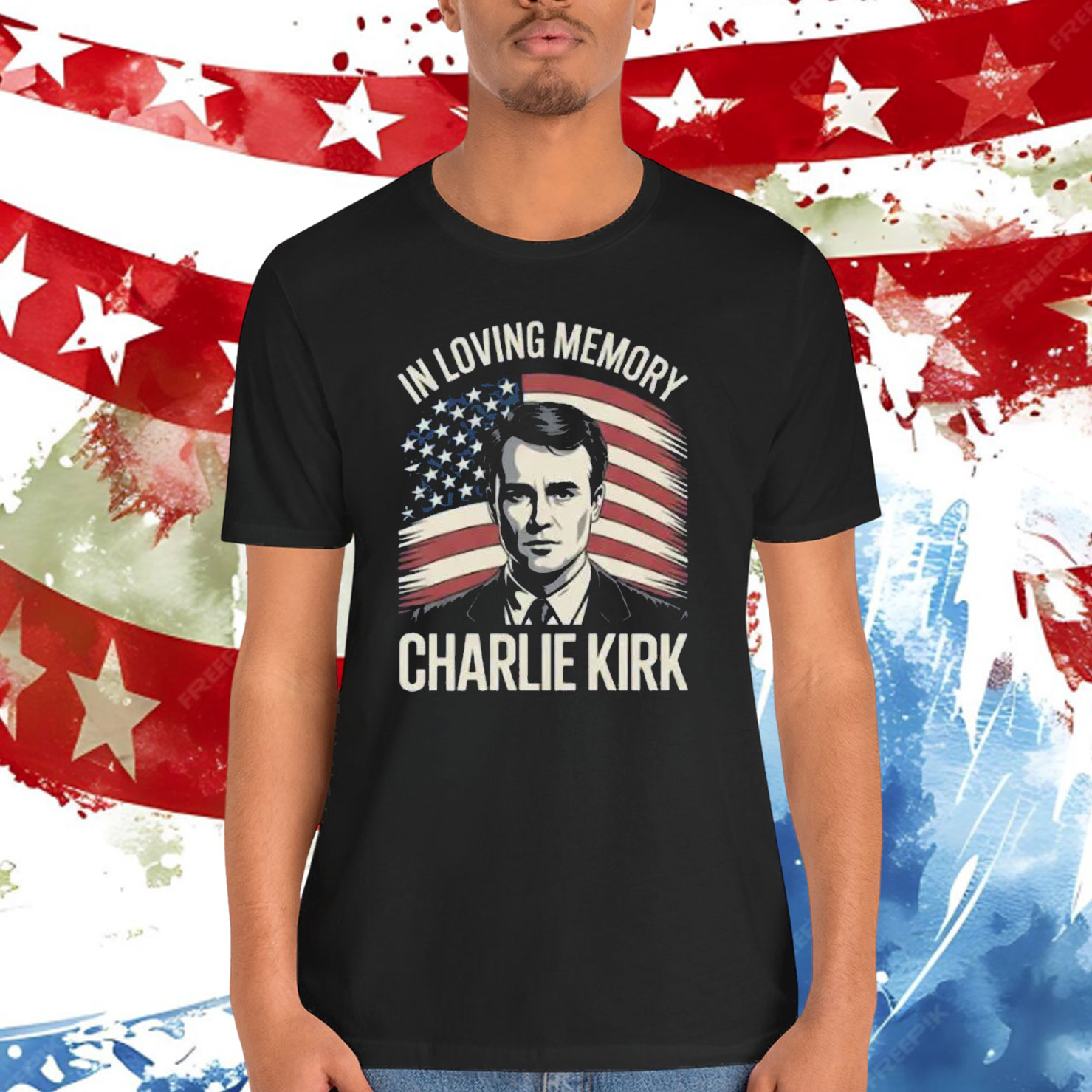 Charlie Kirk Freedom Graphic In Loving Memory 2025 T-Shirt