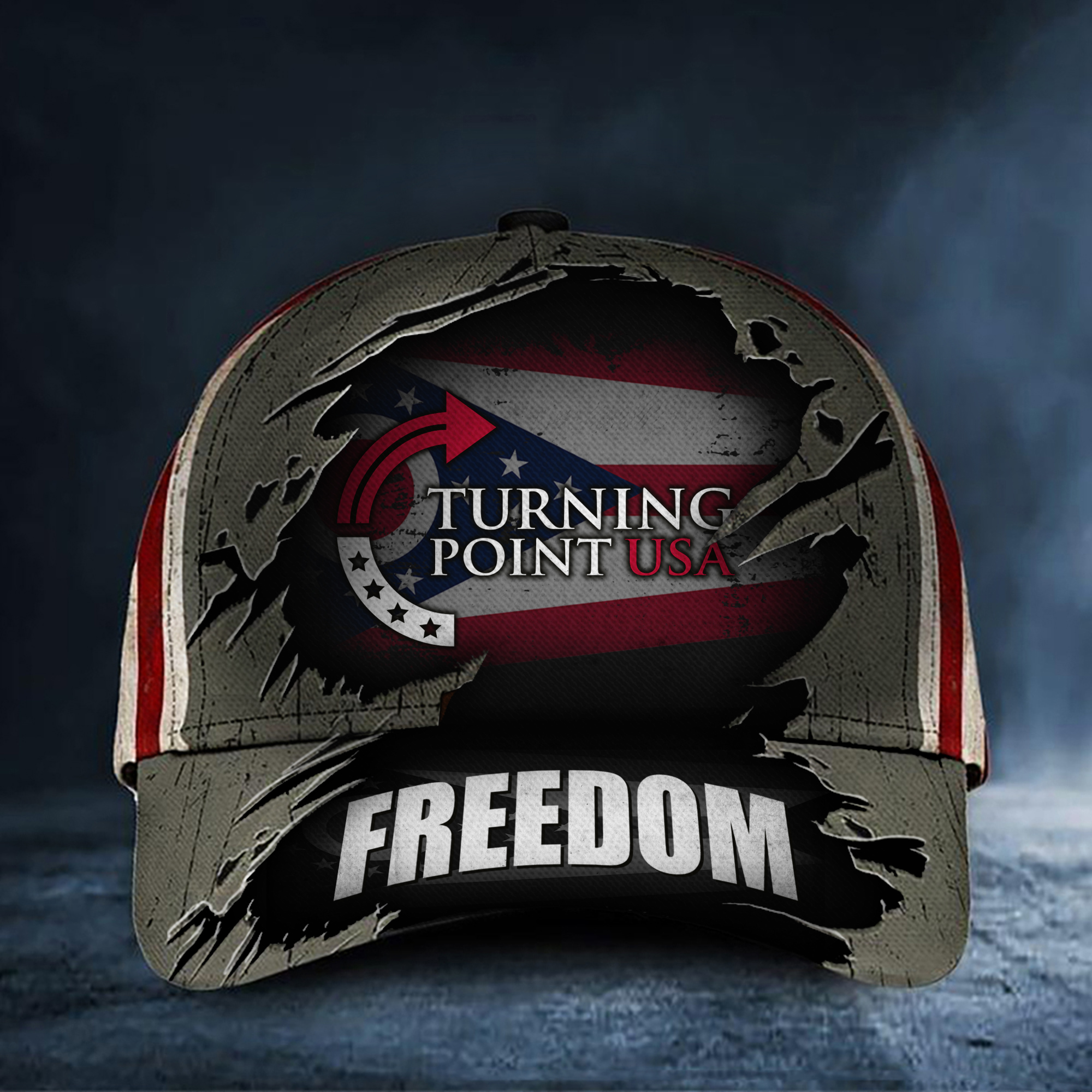 Charlie Kirk Freedom Hat Buckeye Freedom Turning Point USA Gifts Ideas