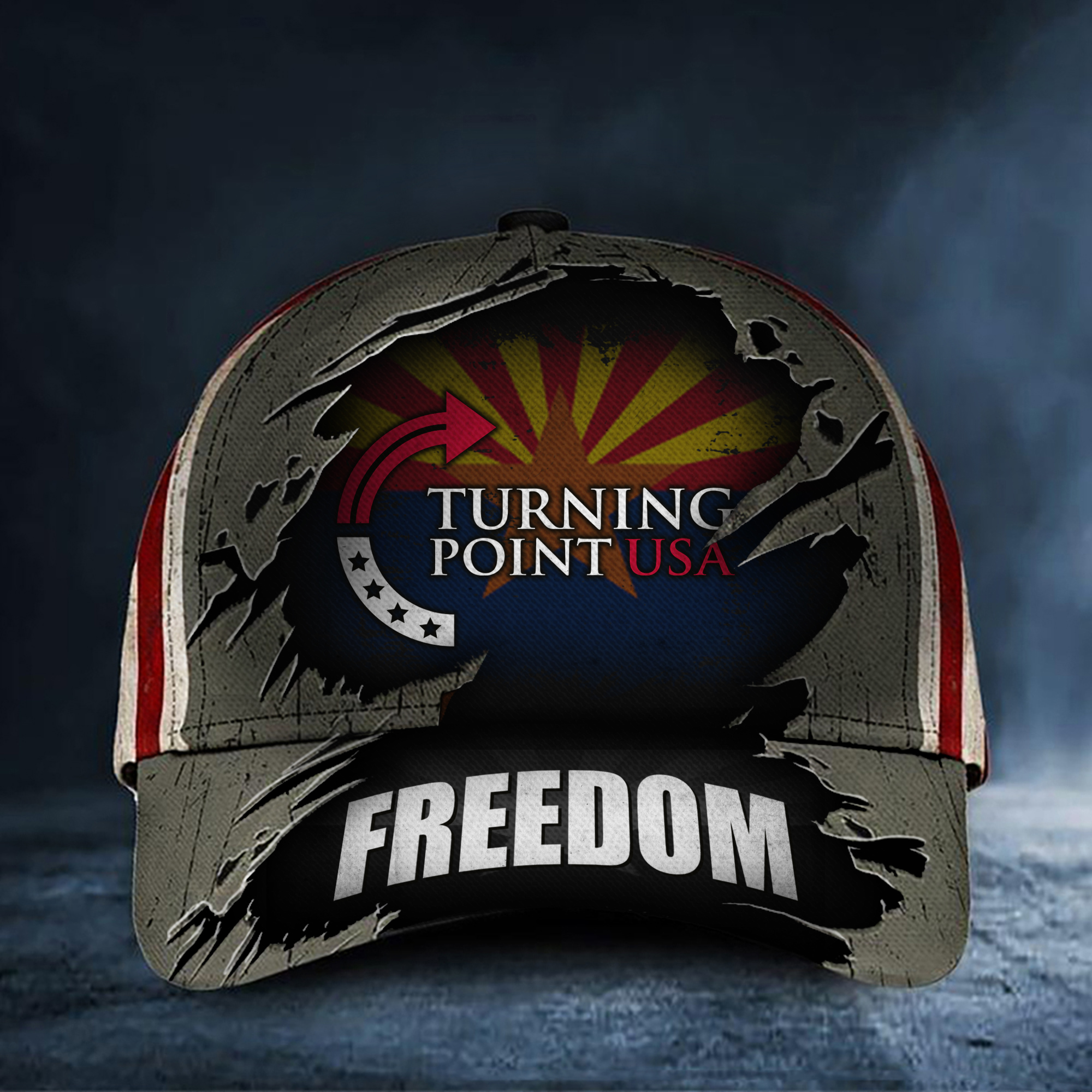 Charlie Kirk Freedom Hat Canyon Freedom Turning Point USA Baseball Cap For Patriots