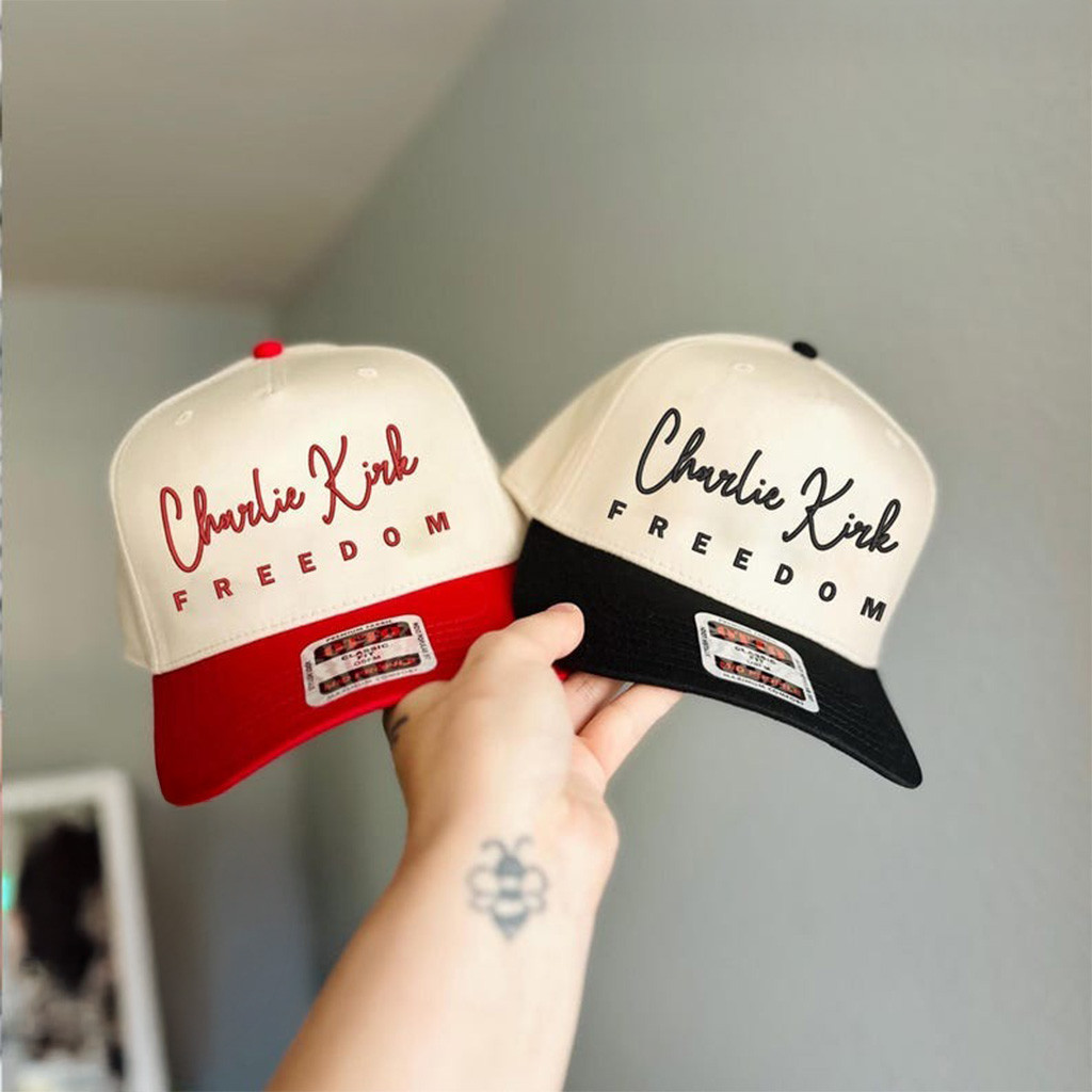 Charlie Kirk Freedom Hat Embroidered Charlie Kirk Hat Make America Great Again Donald Trump Merch