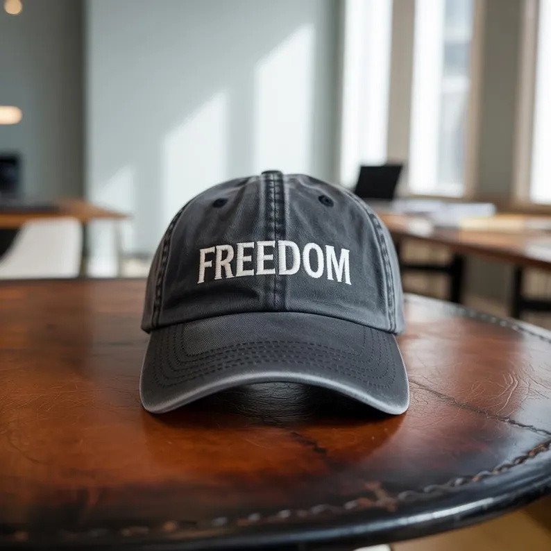 Charlie Kirk Freedom Hat Embroidered Charlie Kirk Merch Pray For Charlie Kirk Hat