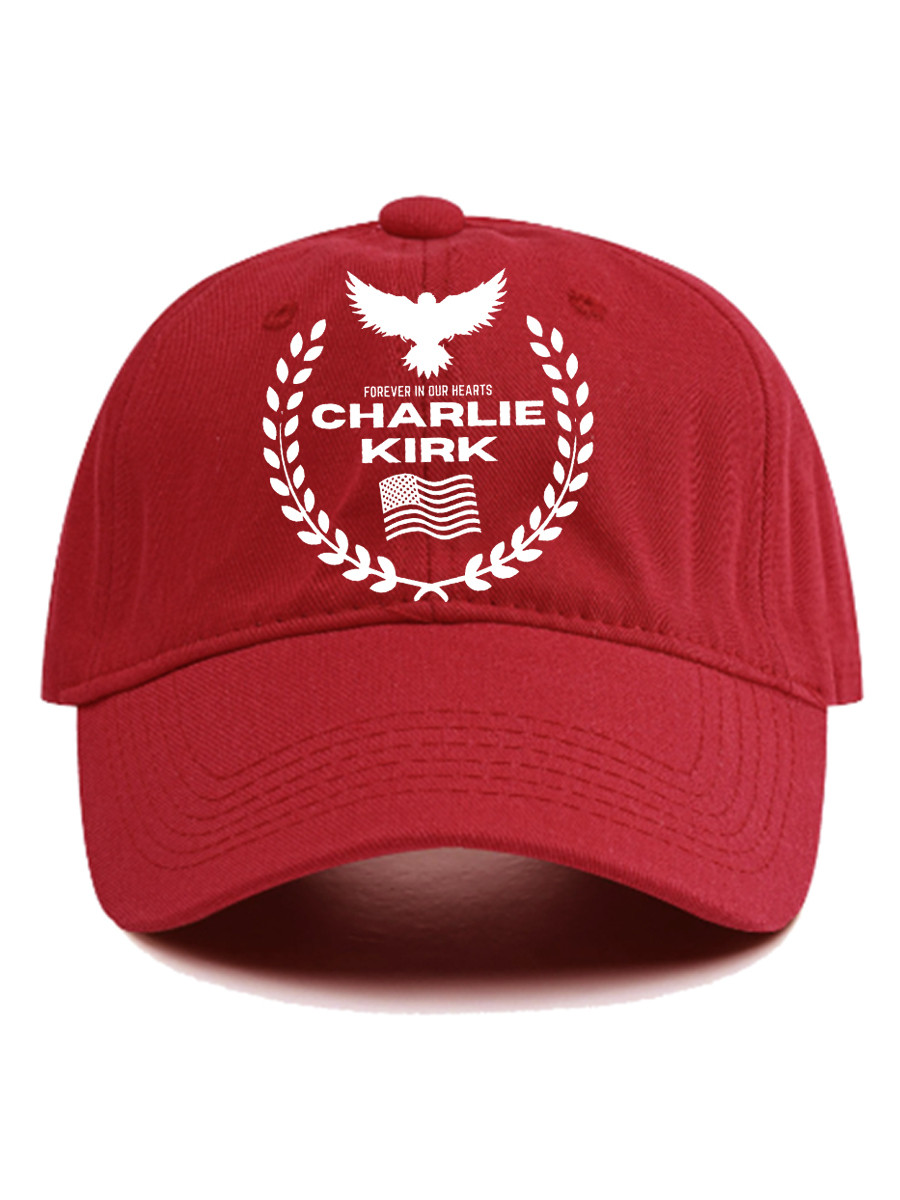 Charlie Kirk Freedom Hat Forever In Our Hearts Justice For Charlie Tribute Apparel