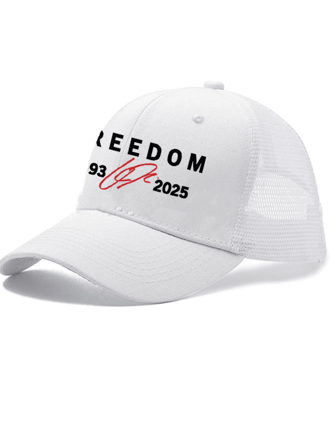 Charlie Kirk Freedom Hat Freedom 1993 2025 Faith Over Fear Unique Signed Charlie Kirk Merch