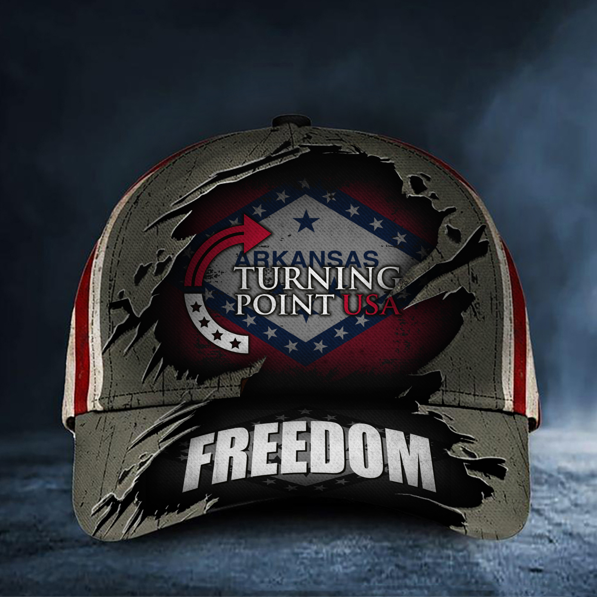 Charlie Kirk Freedom Hat Natural Freedom Turning Point USA Baseball Cap For Him