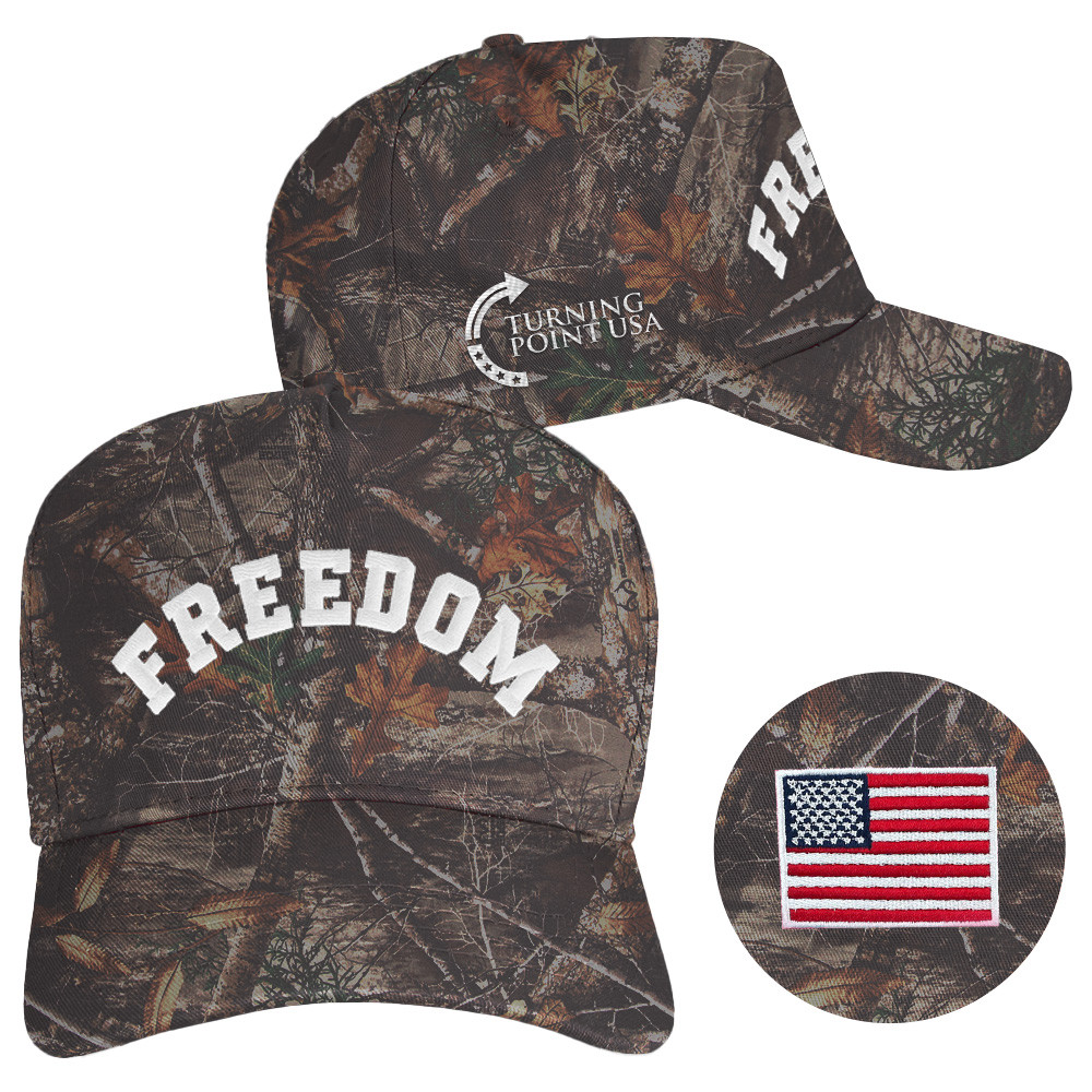 Charlie Kirk Freedom Hat This Is The Turning Point Hat Turning Point USA Merch Camo Embroidered