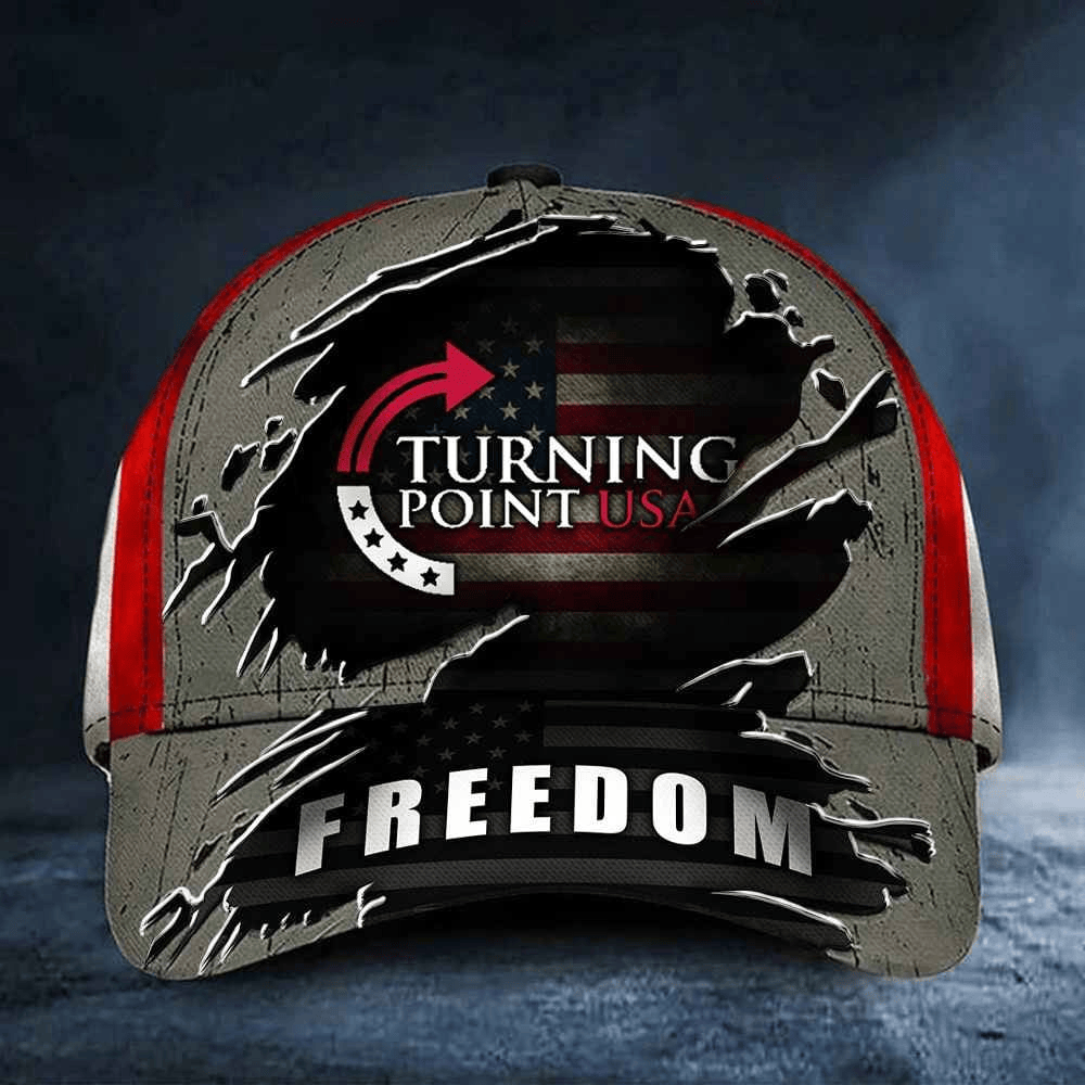 Charlie Kirk Freedom Hat Turning Point Charlie Kirk Patriotic Memorial Gifts For Husband