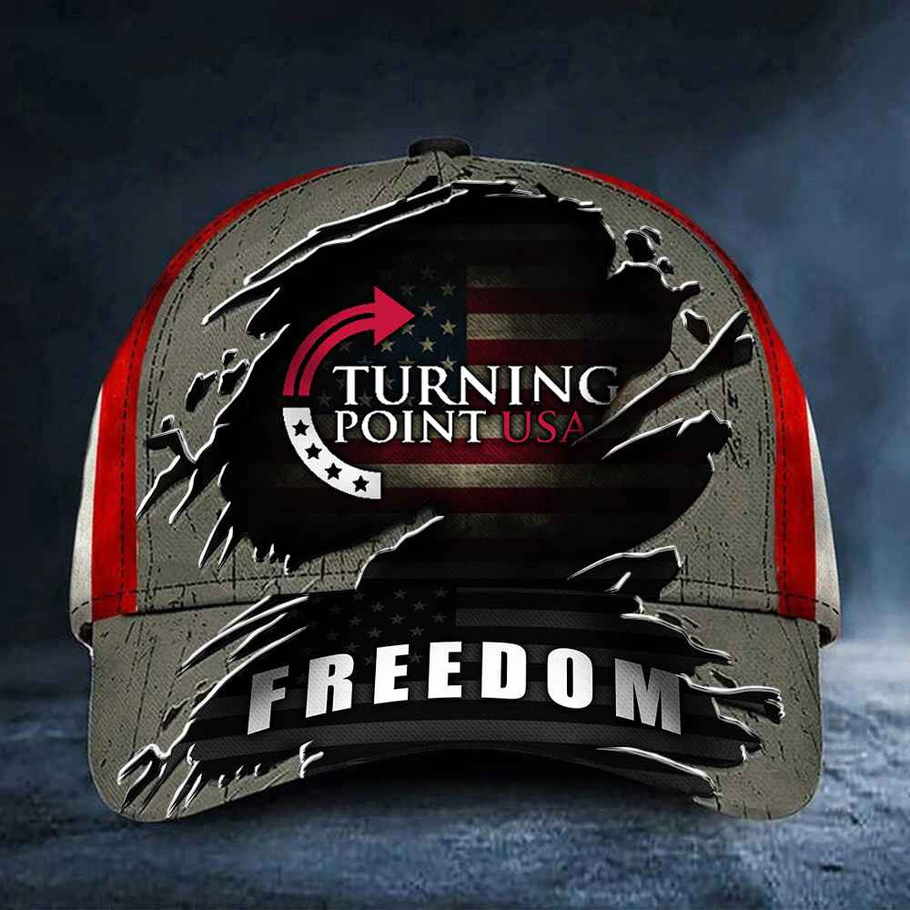 Charlie Kirk Freedom Hat Turning Point Charlie Kirk Patriotic Memorial Gifts For Mom