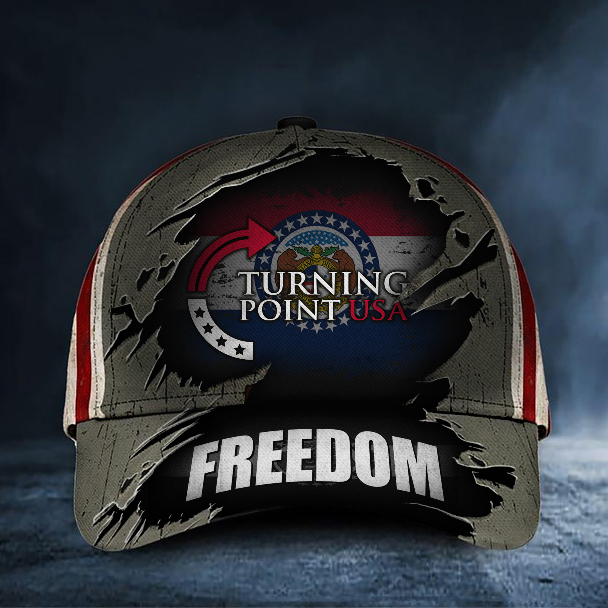 Charlie Kirk Freedom Hat Turning Point USA Show Me Freedom Baseball Cap For Patriots