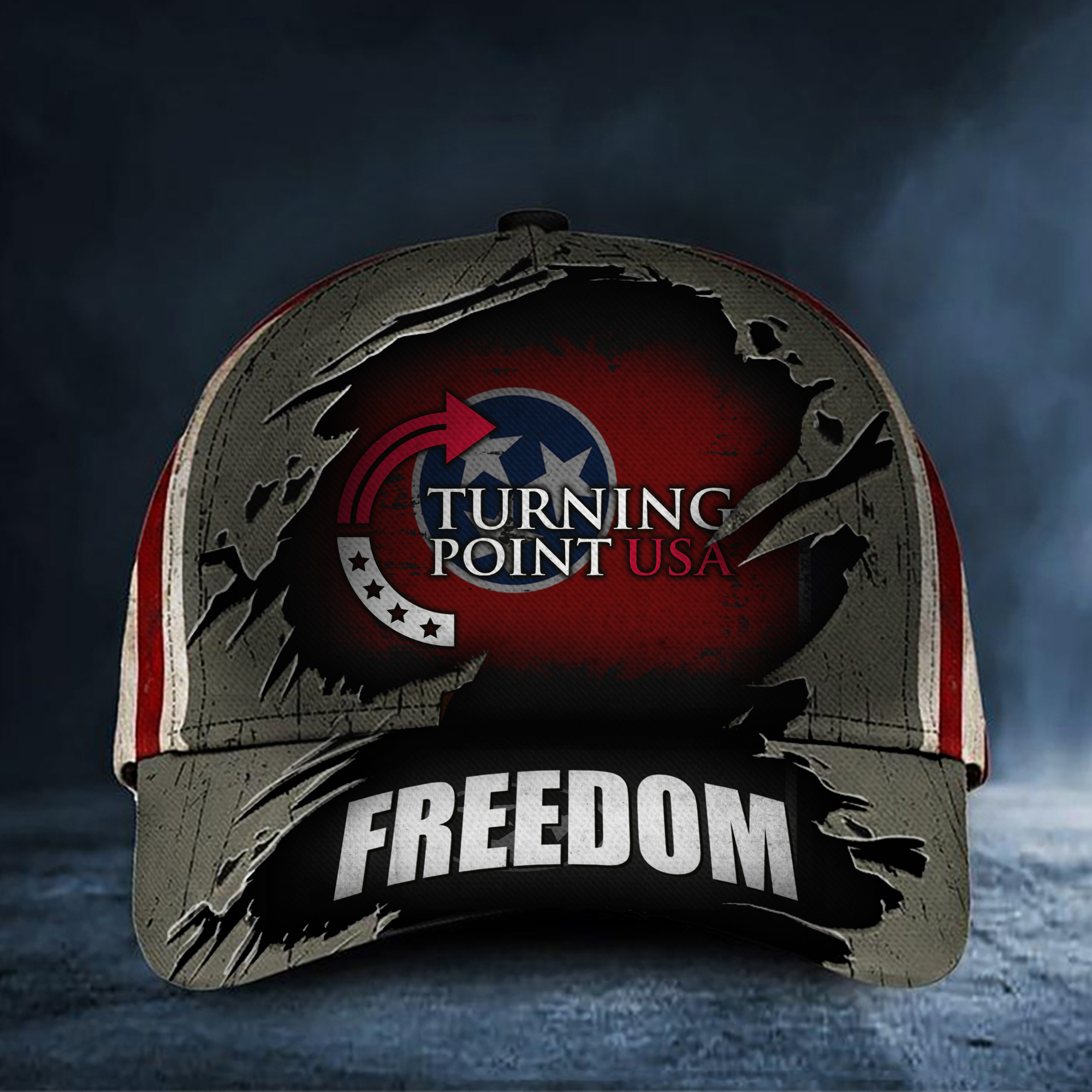 Charlie Kirk Freedom Hat Volunteer Freedom Turning Point USA Baseball Cap Presents