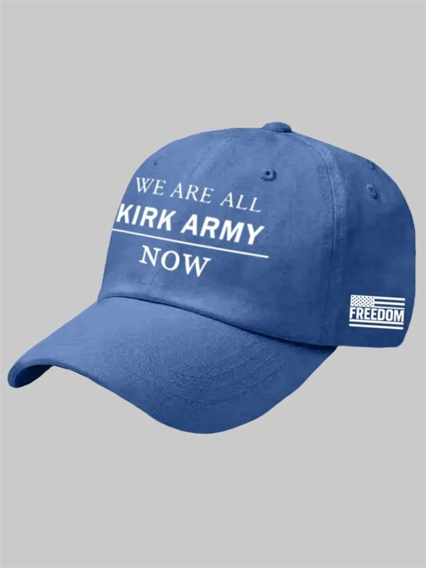 Charlie Kirk Freedom Hat We Are All Kirk Army Now Charlie Kirk Merch Memorial Gifts