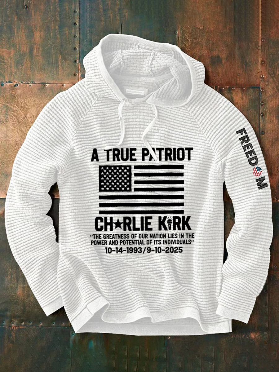 Charlie Kirk Freedom Hoodie A True Patriot 1993 2025 Best Proud Charlie Kirk Merch