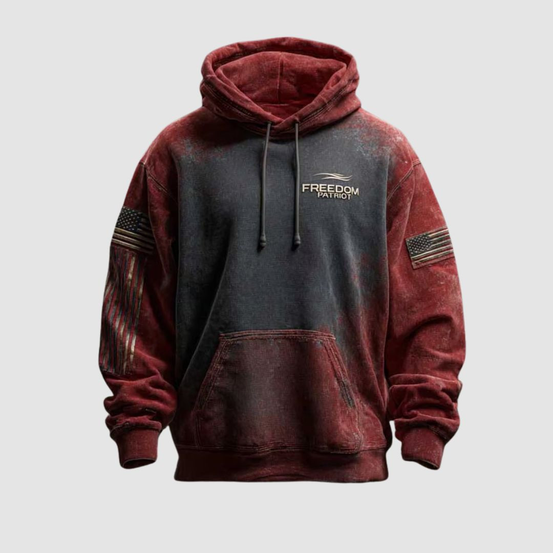Charlie Kirk Freedom Hoodie American Flag Logo Best Freedom Hoodie Charlie Kirk Wore