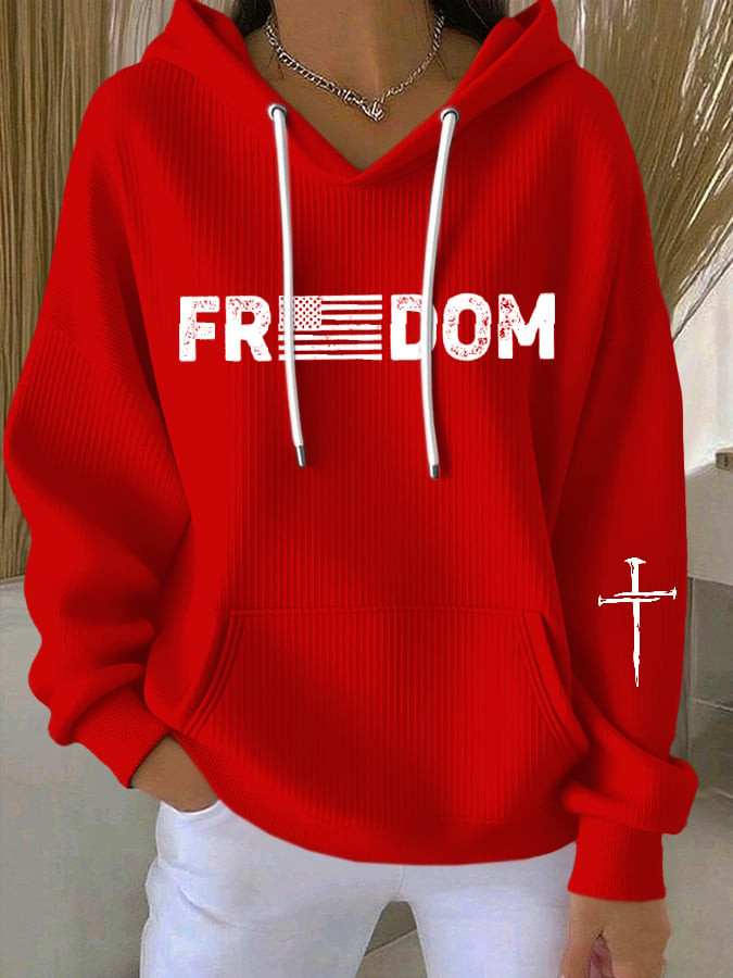 Charlie Kirk Freedom Hoodie Faith And Freedom Best Charlie Kirk Clothing Gifts