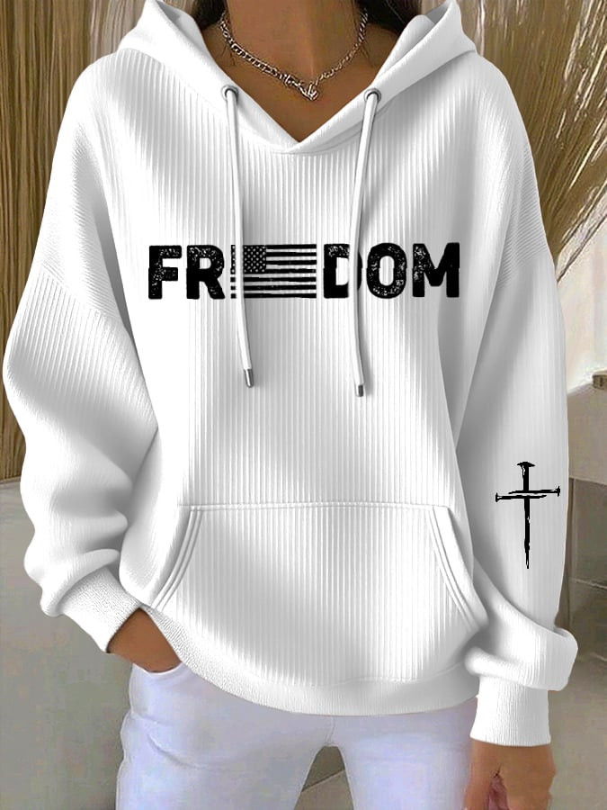 Charlie Kirk Freedom Hoodie Faith And Freedom Charlie Kirk Merch Best Gift Ideas