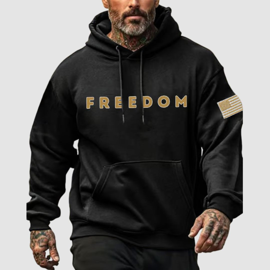 Charlie Kirk Freedom Hoodie Freedom's Voice Never Forgotten Proud Tribute Gift Ideas