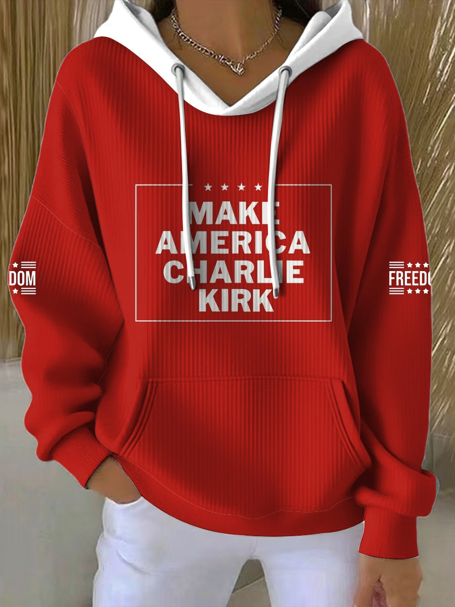 Charlie Kirk Freedom Hoodie Make America Charlie Kirk Apparel Presents For Supporters