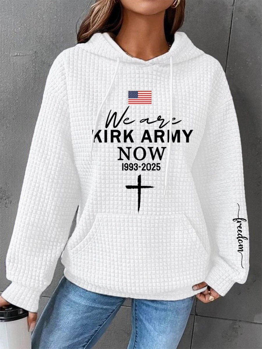 Charlie Kirk Freedom Hoodie Merch We Are Kirk Army Now Charlie Kirk 47 Commemorative Merch