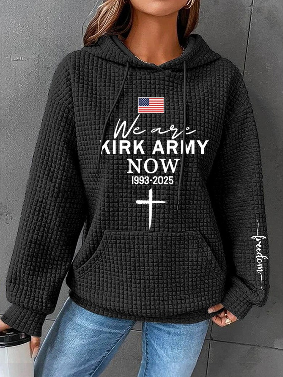 Charlie Kirk Freedom Hoodie Merch We Are Kirk Army Now Charlie Kirk 47 Commemorative Merch