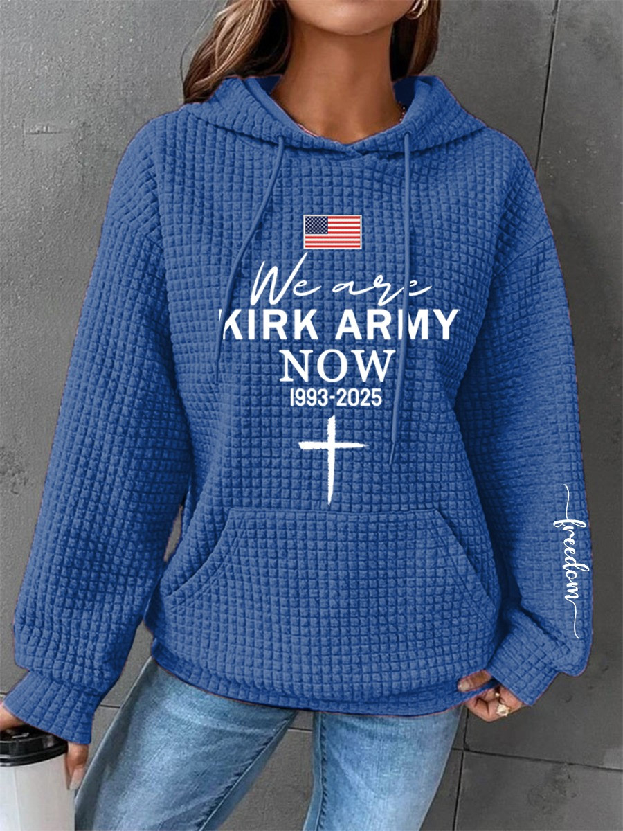 Charlie Kirk Freedom Hoodie Merch We Are Kirk Army Now Charlie Kirk 47 Commemorative Merch