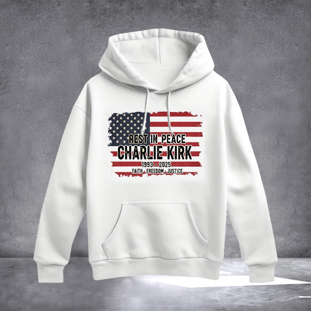 Charlie Kirk Freedom Hoodie Rest In Peace 1993 2025 Best MAGA Merch Gift For Patriotics