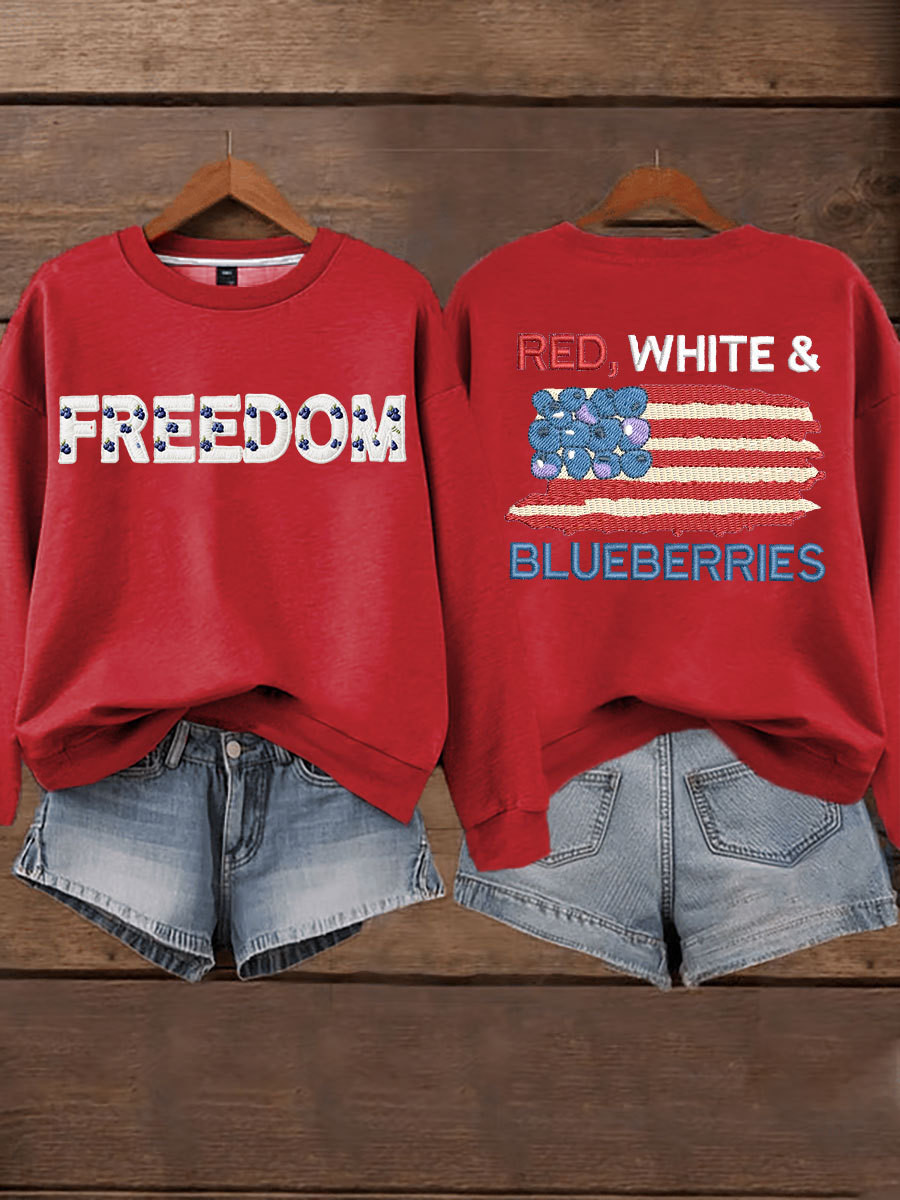 Charlie Kirk Freedom Hoodie Rip Charlie Kirk Red White And Blueberries Apparel