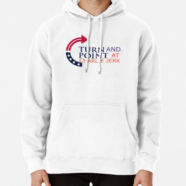 Charlie Kirk Freedom Hoodie Turn And Point Best Patriotics Presents