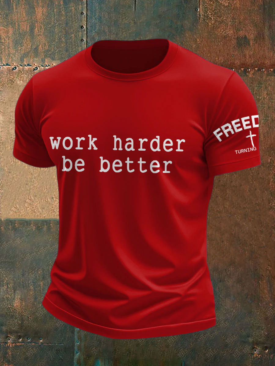 Charlie Kirk Freedom Hoodie Work Harder Be Better Unique Charlie Kirk 47 Apparel