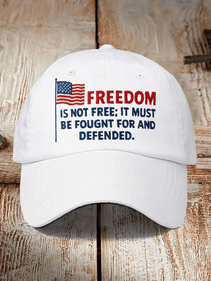 Charlie Kirk Freedom Is Not Free Hat TPUSA Merch Charlie Kirk Tribute Cap Gifts