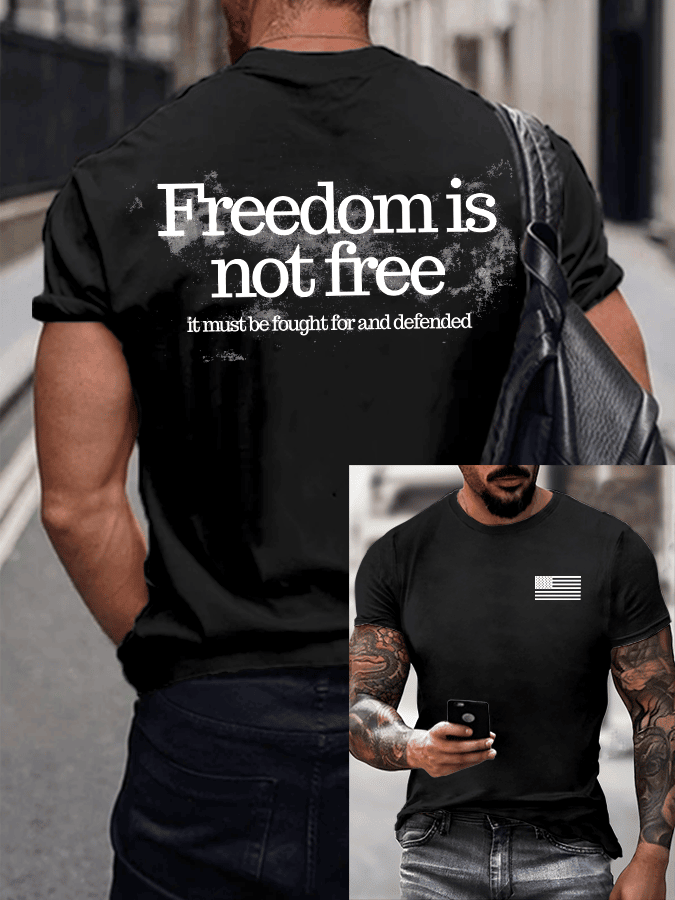 Charlie Kirk Freedom is Not Free Sweatshirt Charlie Kirk Merch Patriotic Gift for Him