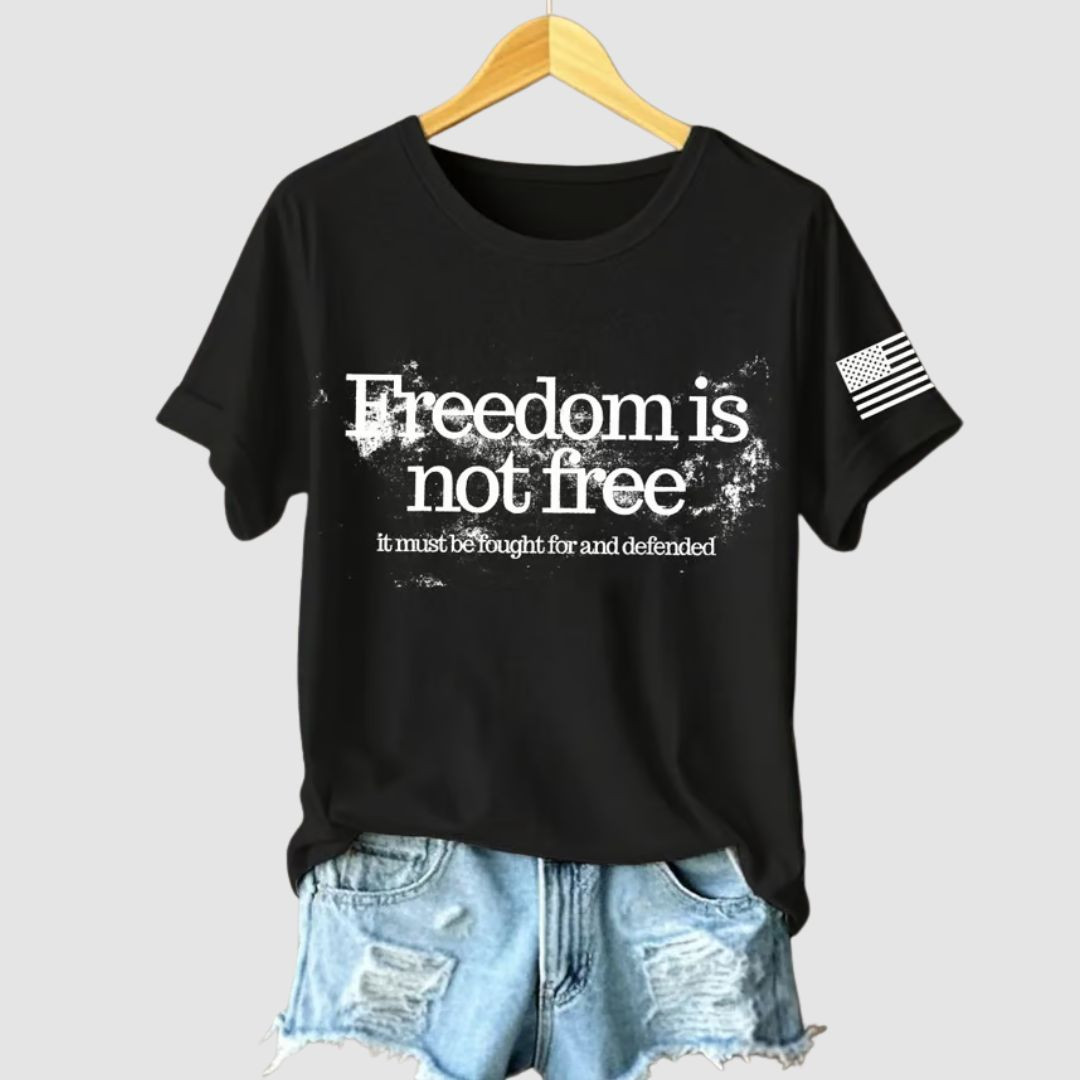 Charlie Kirk Freedom Is Not Free T-Shirt It Must Be Fought An Defended Best Proud Merch Gifts