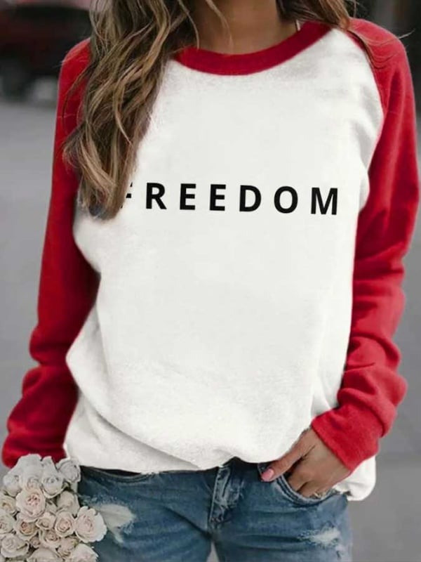 Charlie Kirk Freedom Long Sleeve Raglan RIP Charlie Kirk Apparel Gift For Patriots