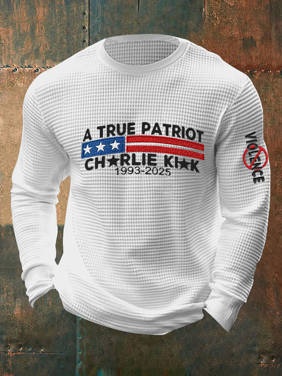 Charlie Kirk Freedom Long Sleeve Shirt A True Patriot 47 1993 2025 Proud Charlie Kirk Shirt