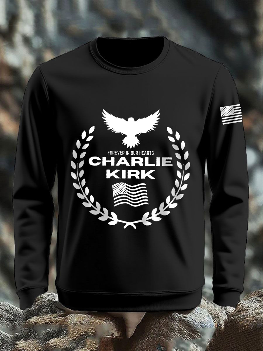 Charlie Kirk Freedom Long Sleeve Shirt Forever In Our Heart 1993 2025 Unique Charlie Merch