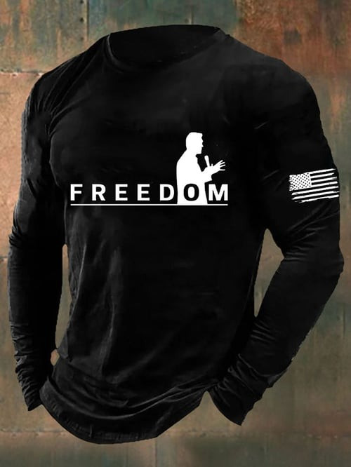 Charlie Kirk Freedom Long Sleeve Shirt USA Freedom Charlie Kirk RIP Memorial CK 47 Merch