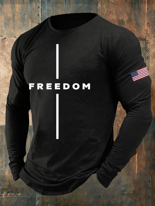 Charlie Kirk Freedom Long Sleeve Shirt USA Freedom Charlie Kirk RIP Memorial Presents