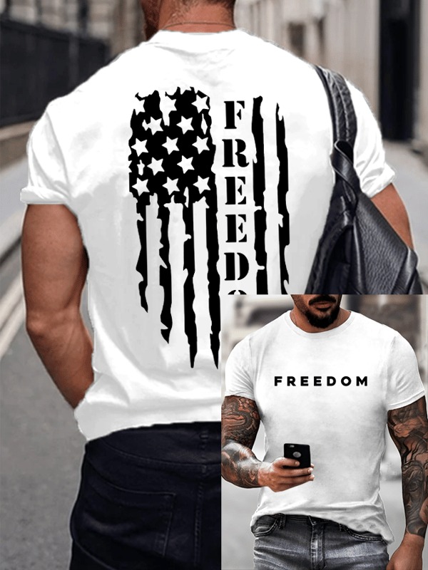 Charlie Kirk Freedom Men's Shirt Rest In Peace Charlie Kirk Apparel Best Gift For Patriots