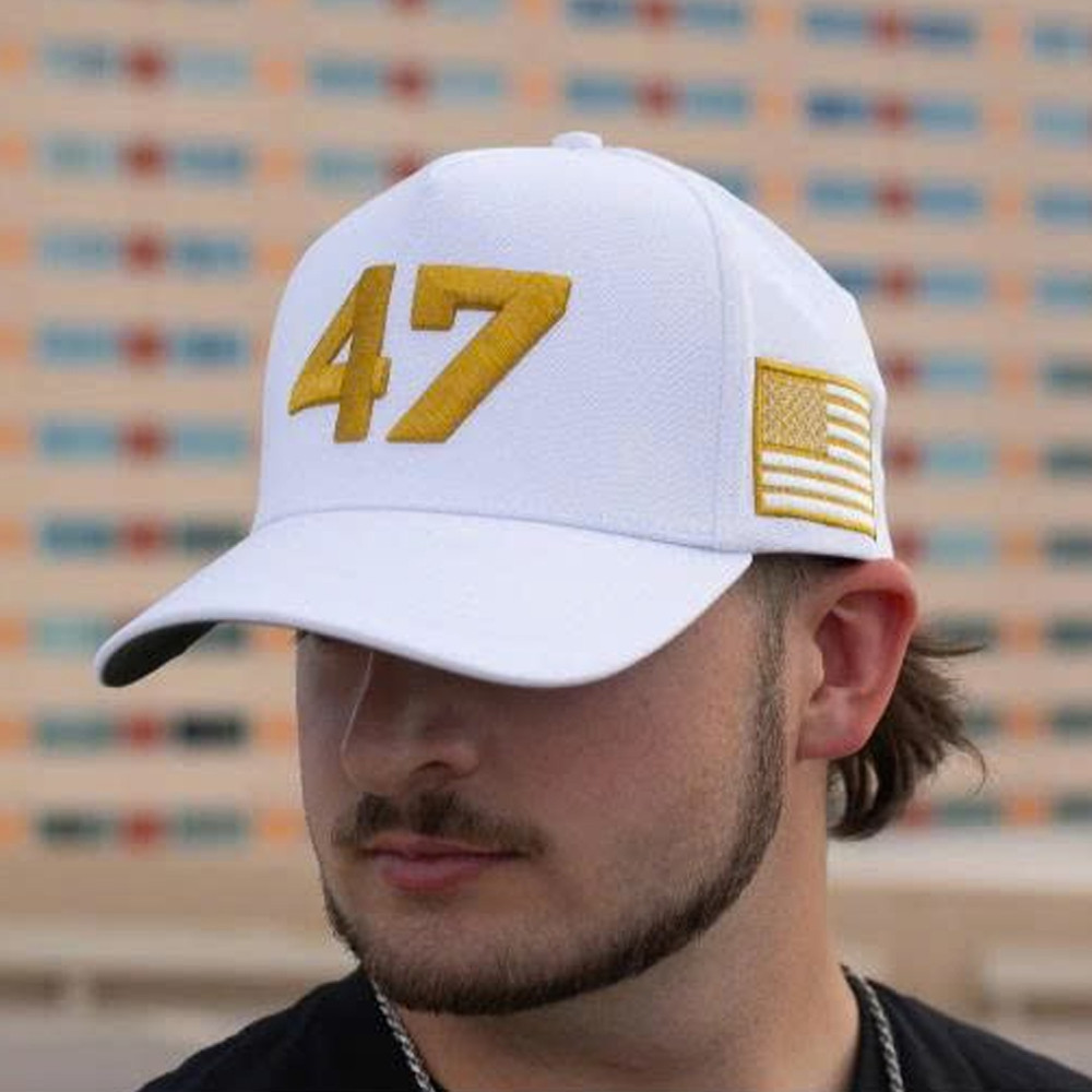 Charlie Kirk Freedom Merch 47 U.S Flag White Hat Unique Proud Hat Merch