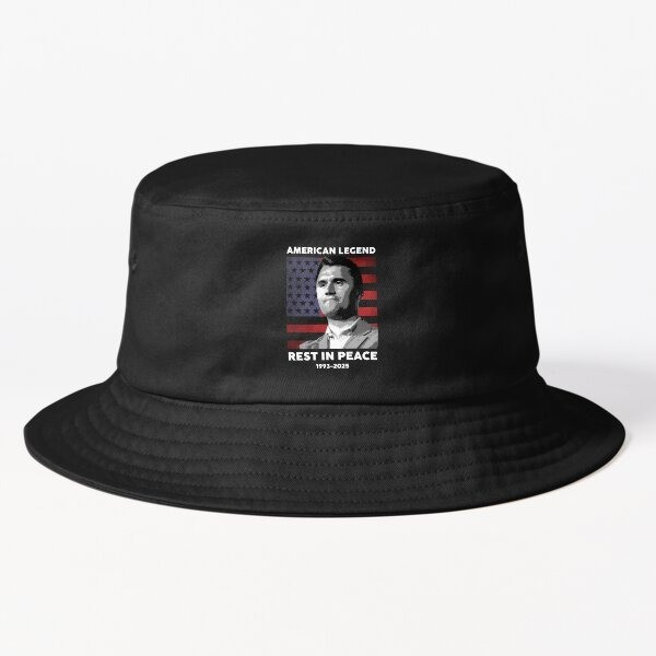 Charlie Kirk Freedom Merch American Legend RIP 1993-2025 Bucket Hat Proud Gifts