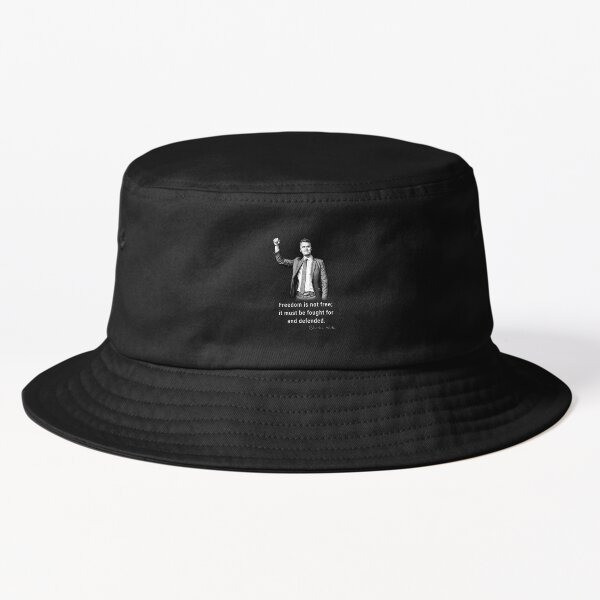 Charlie Kirk Freedom Merch Bucket Cap Freedom Is Not Free American Proud Gifts For Him