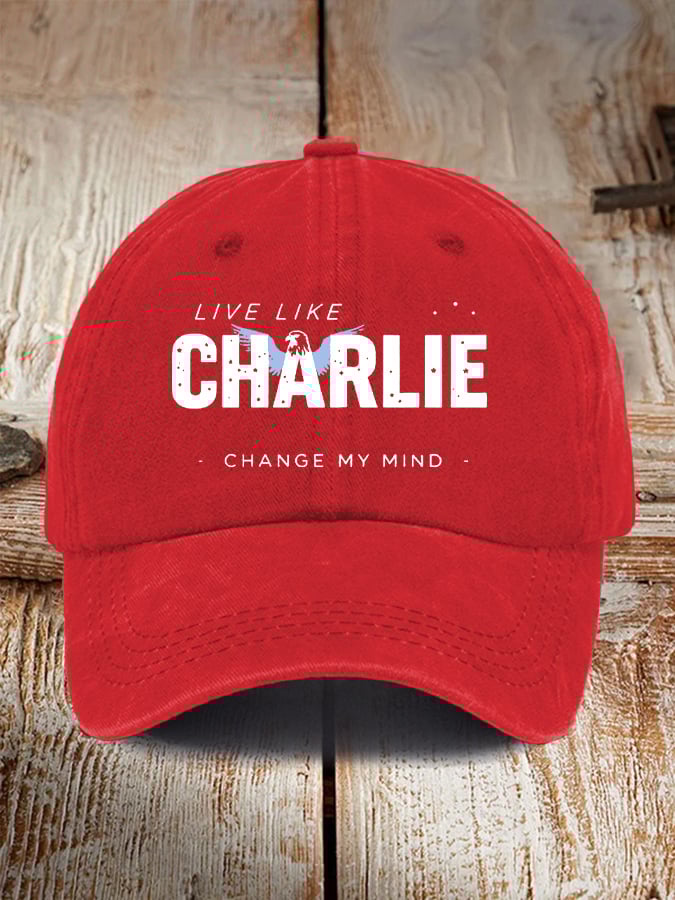 Charlie Kirk Freedom Merch Cap Live Like Charlie Memorial CK 47 Merch