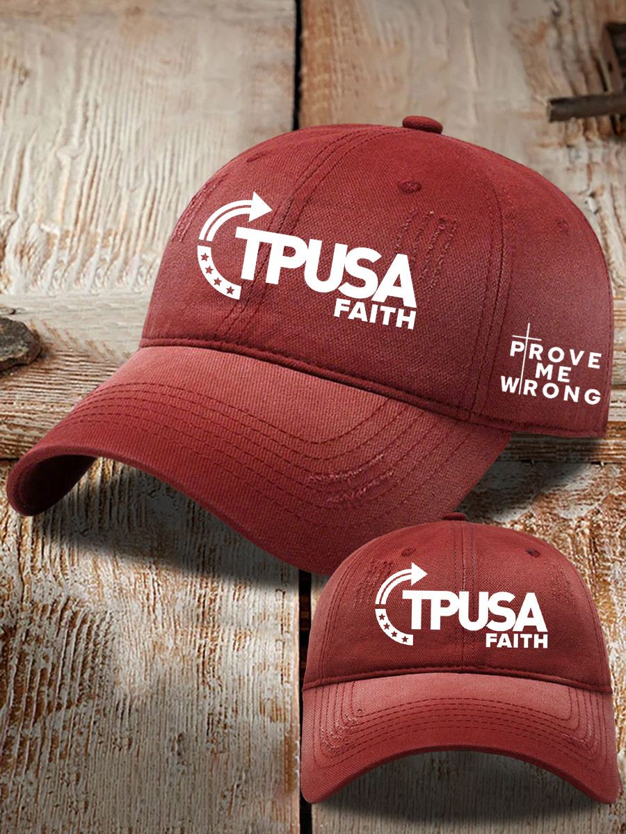 Charlie Kirk Freedom Merch Cap Prove Me Wrong Best TPUSA Proud Merch