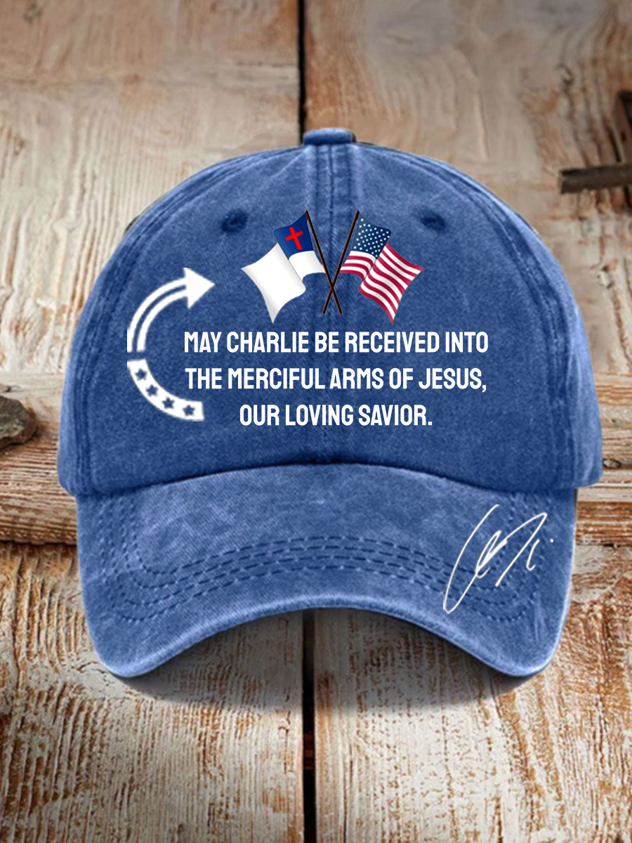 Charlie Kirk Freedom Merch Cap The Merciful Of Jesus 2025 Memorial Charlie Kirk 47 Hat