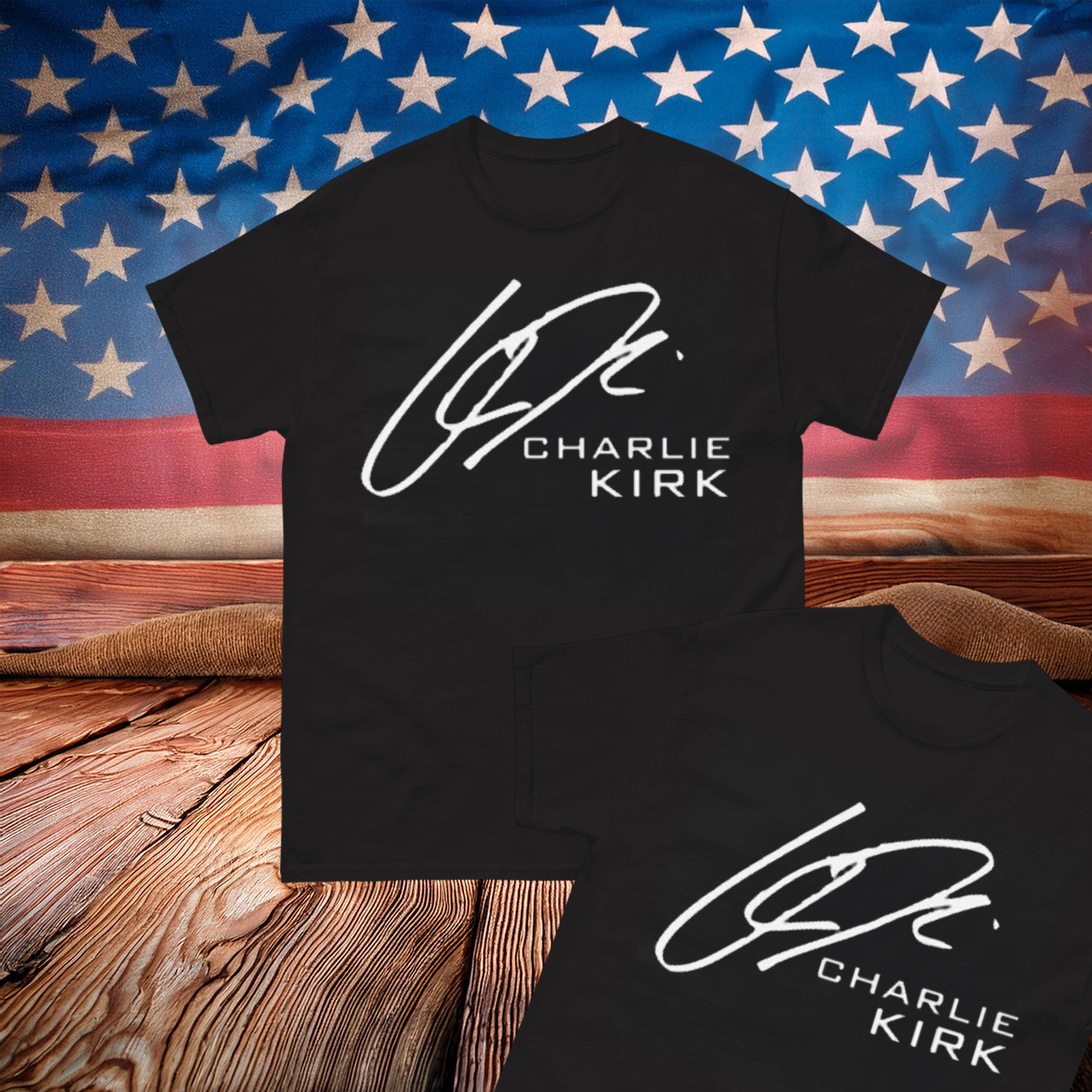 Charlie Kirk Freedom Merch Charlie Kirk Signature Shirt Unique MAGA Idea Gifts